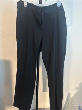 Lane Bryant Black Straight-Leg Women's Trousers